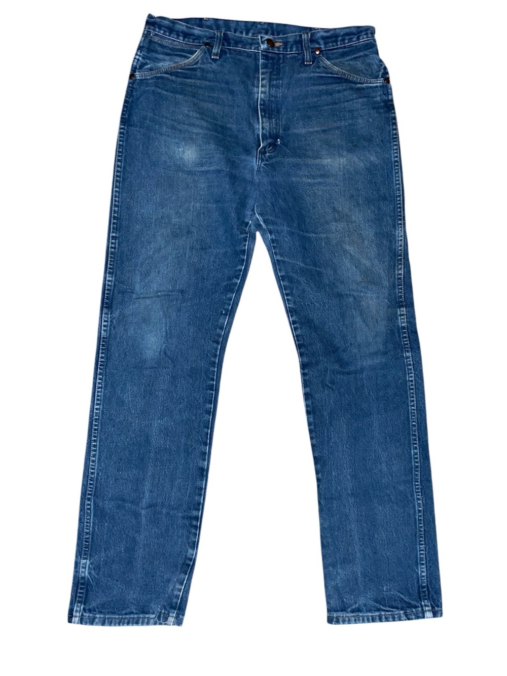 Wrangler 13MWZ Cowboy Cut Jeans 35x34 Vintage Western Ranch Denim - Picture 2 of 9